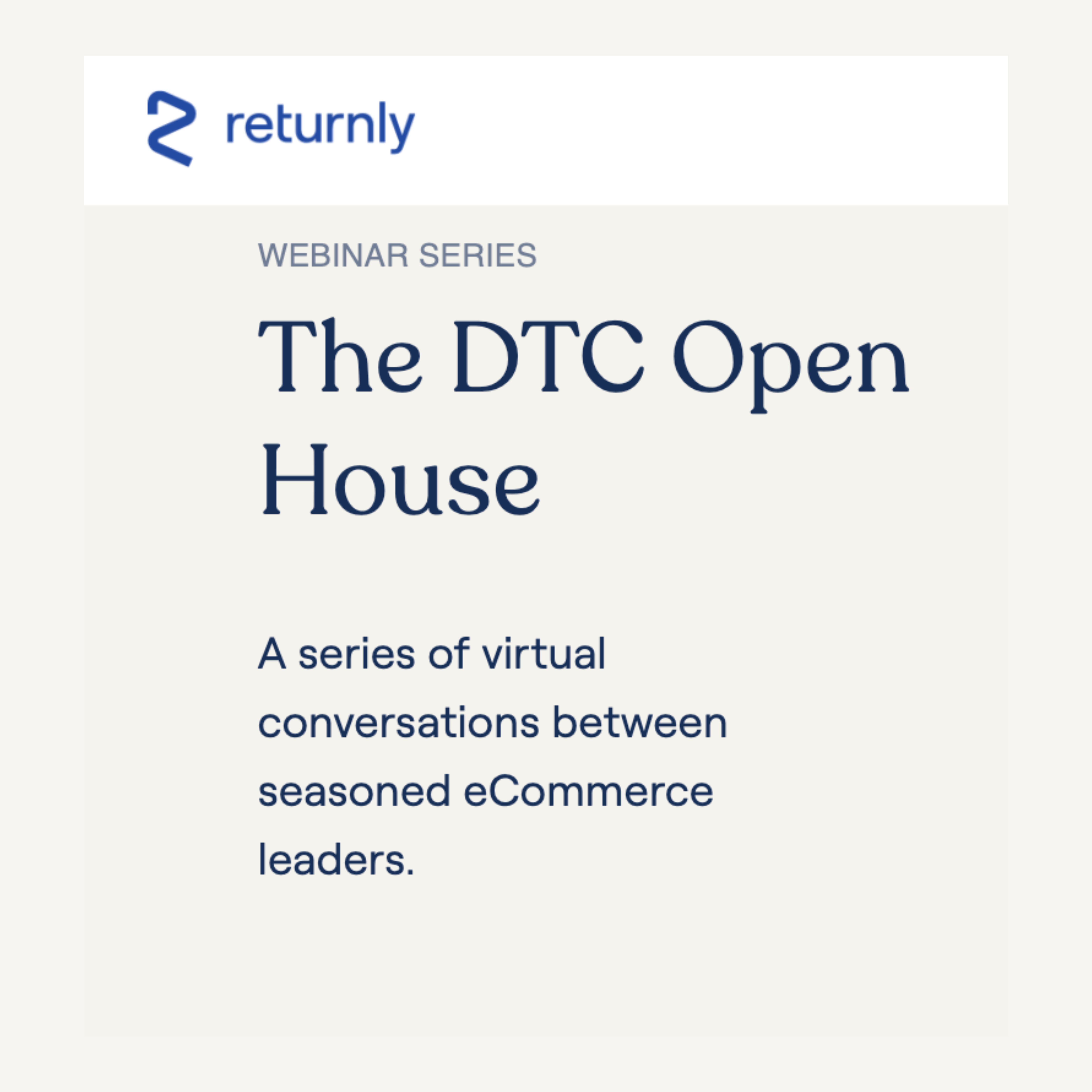 Webinar — Building Brands and Technology Companies in the DTC Space with Kelly Nyland