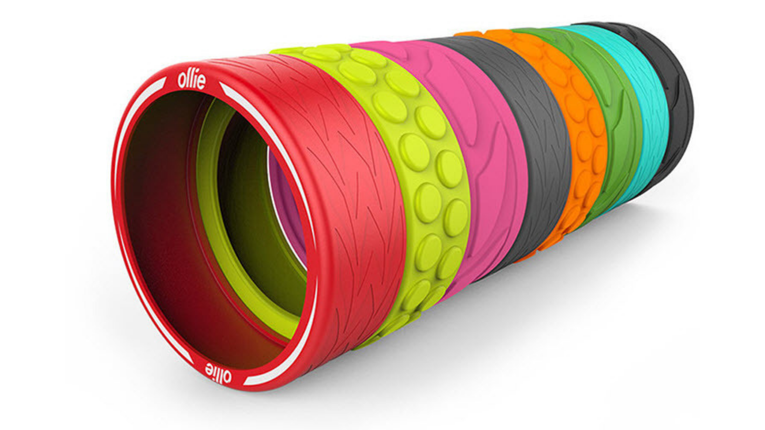'Build Ollie Your Way' banner: blue-and-red Sphero Ollie robot with three color variant photos and the Ollie logo